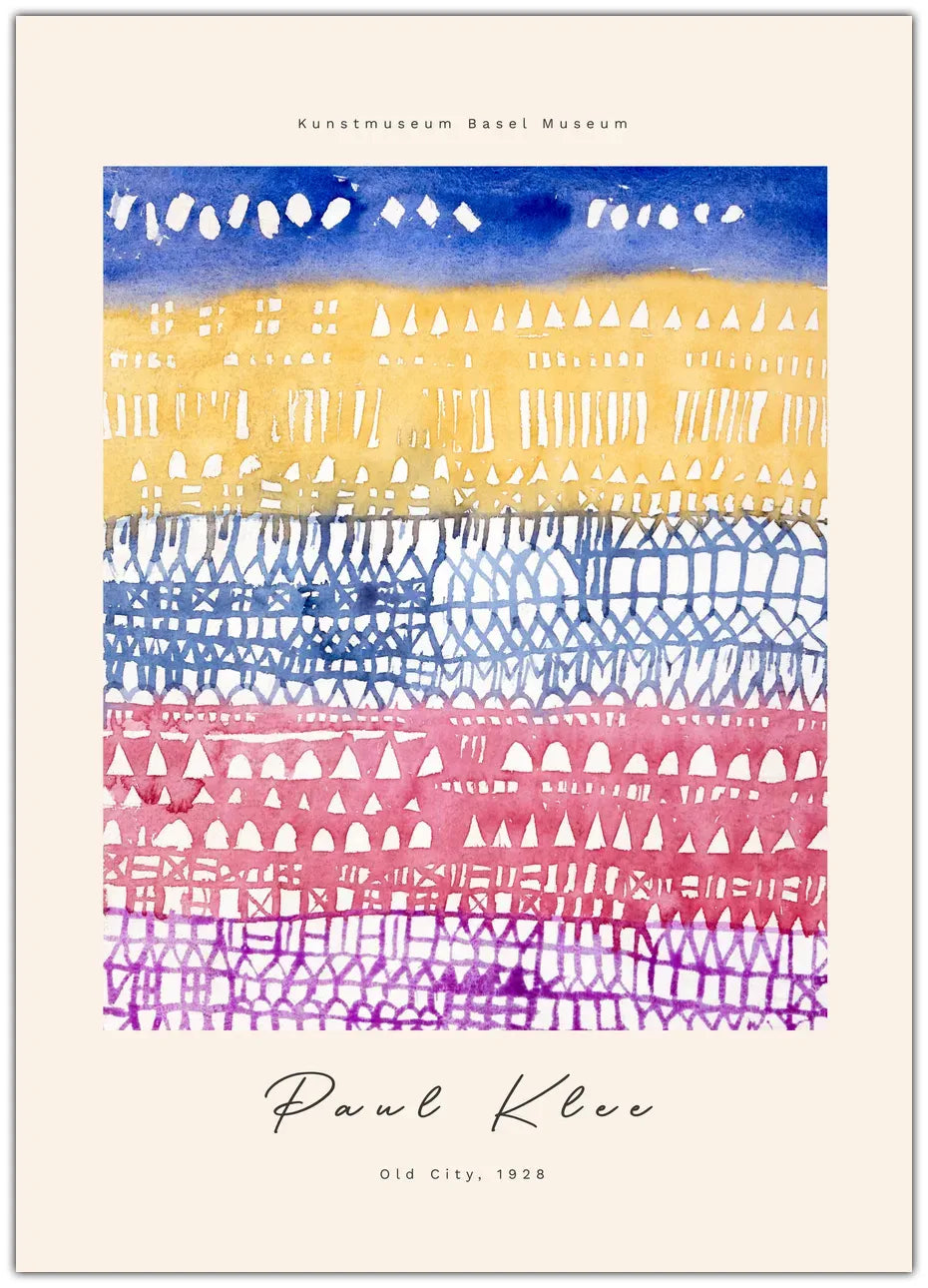 Paul Klee - Old City Plakat