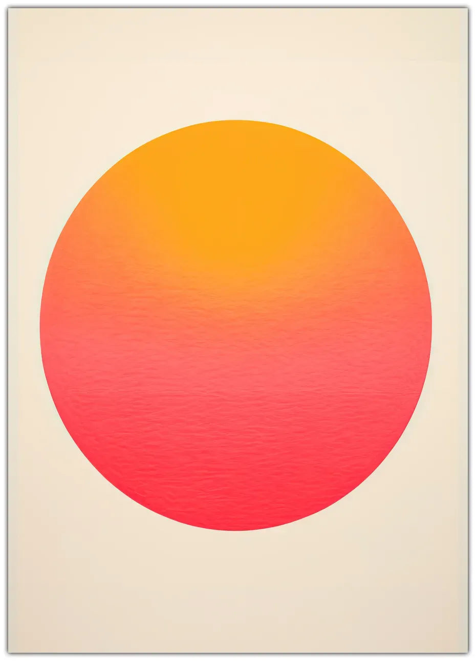 Sunset Circle Plakat