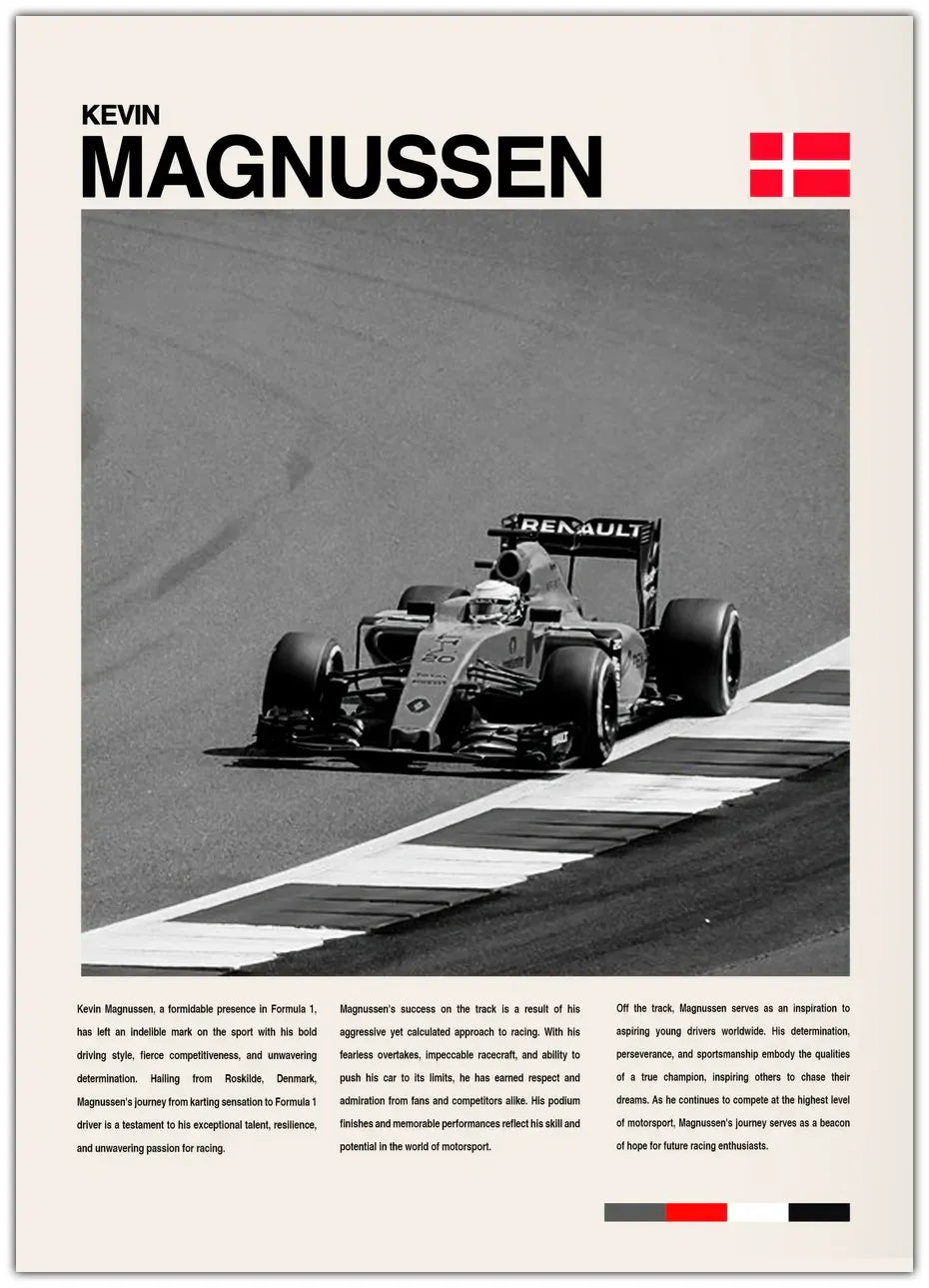 Kevin Magnussen Plakat