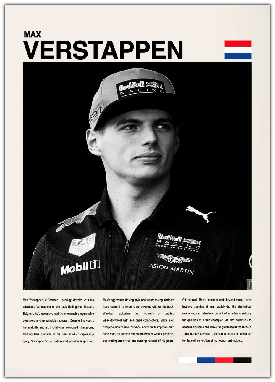 Max Verstappen Plakat