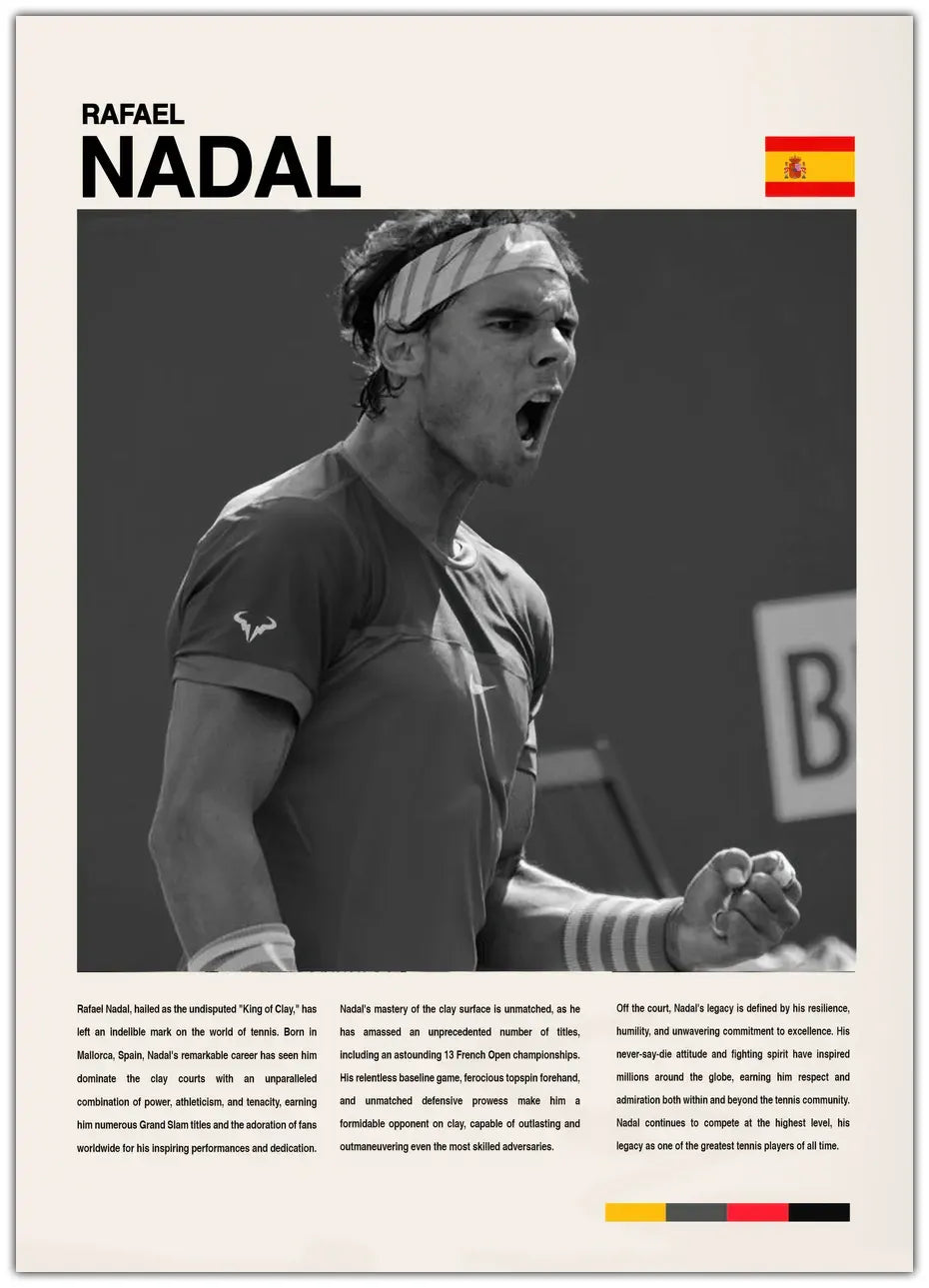 Rafael Nadal Plakat