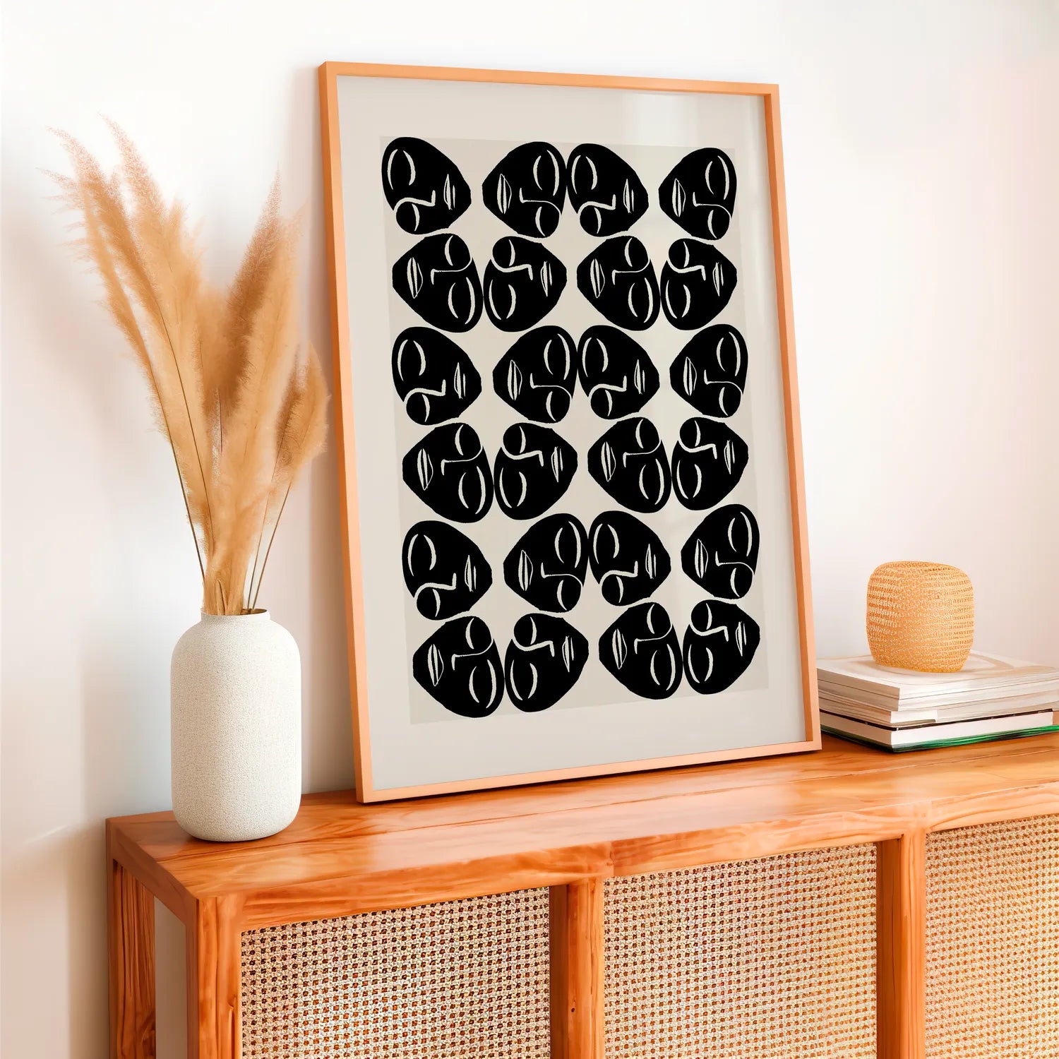 Heart Shaped Faces Plakat
