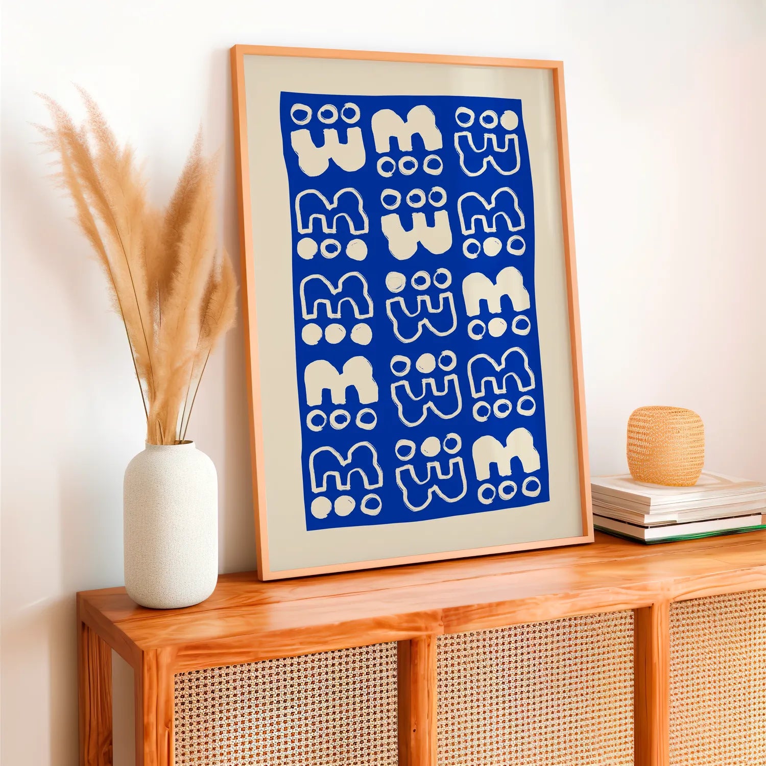 Beige W's Plakat