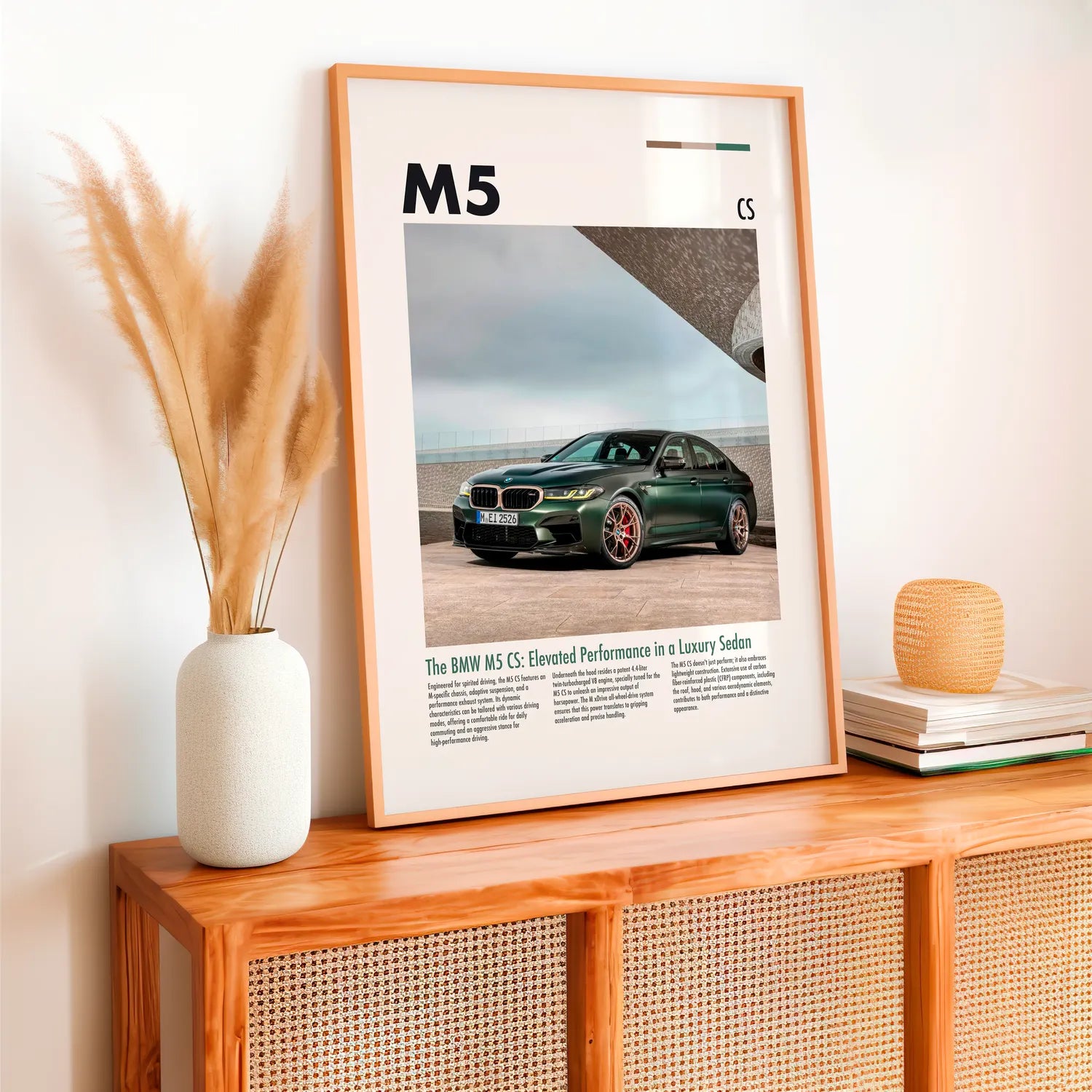 BMW M5 Plakat