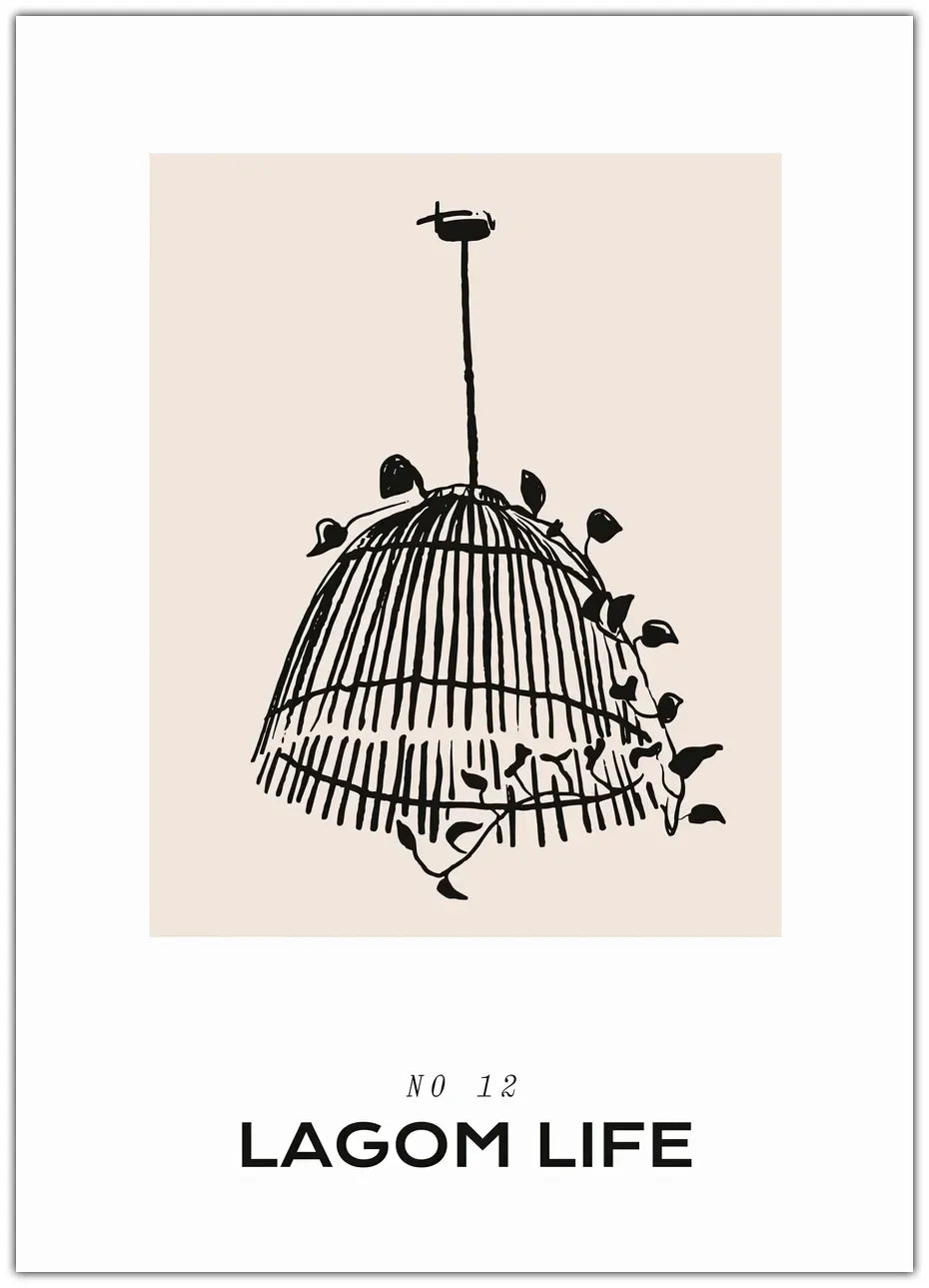 Lagom Life Plakat