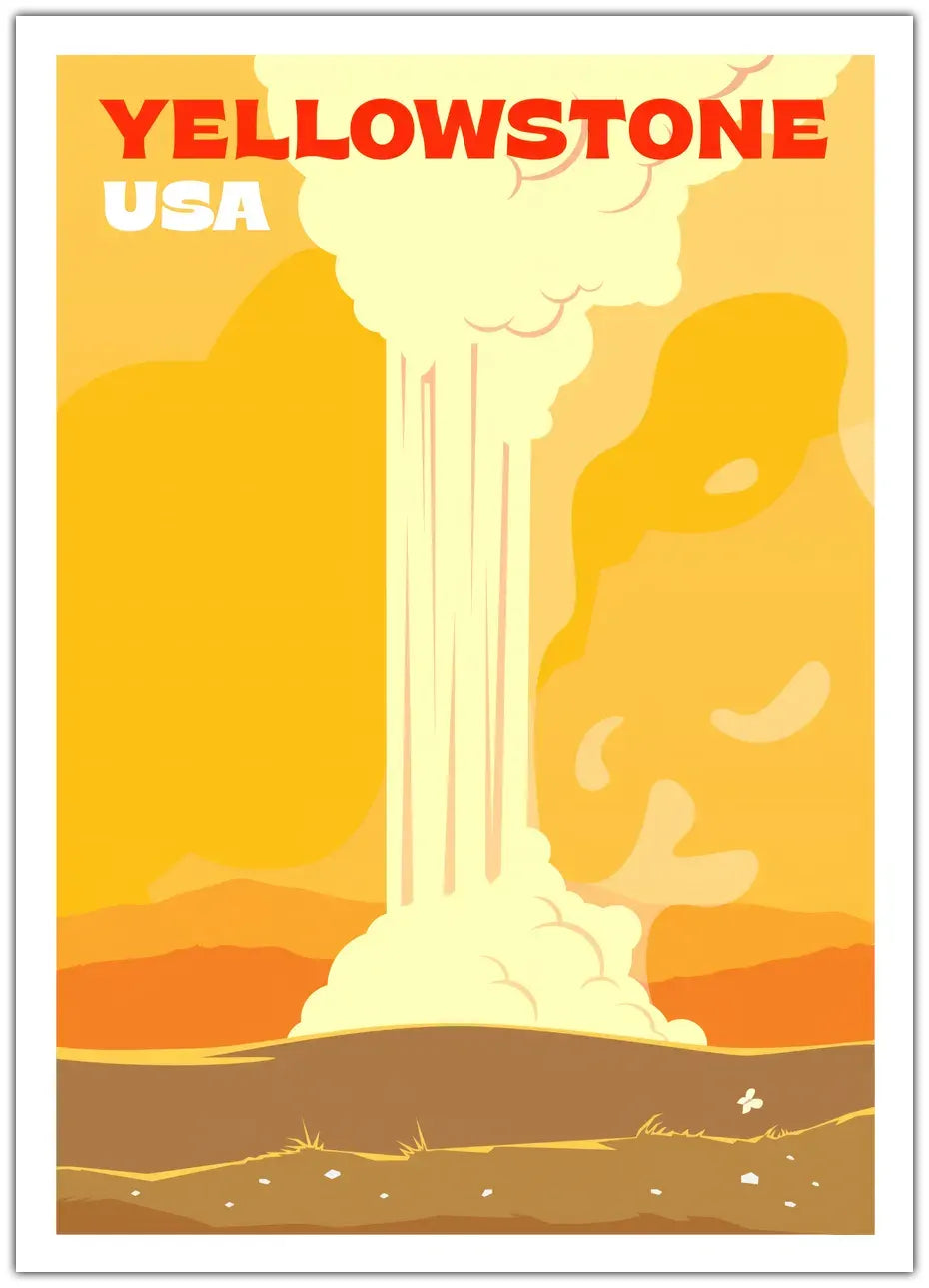 Yellowstone Plakat