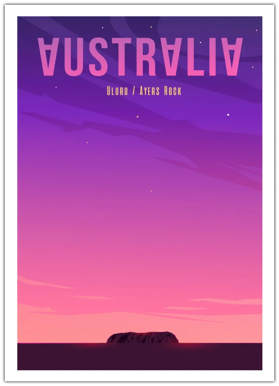 Uluru Plakat