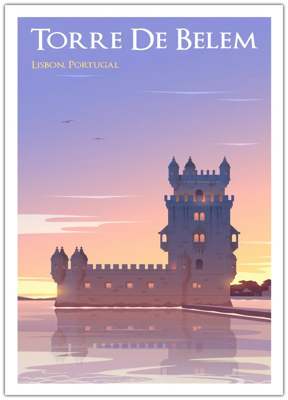 Torre De Belem Plakat