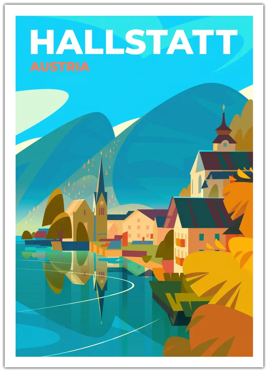 Hallstatt Plakat