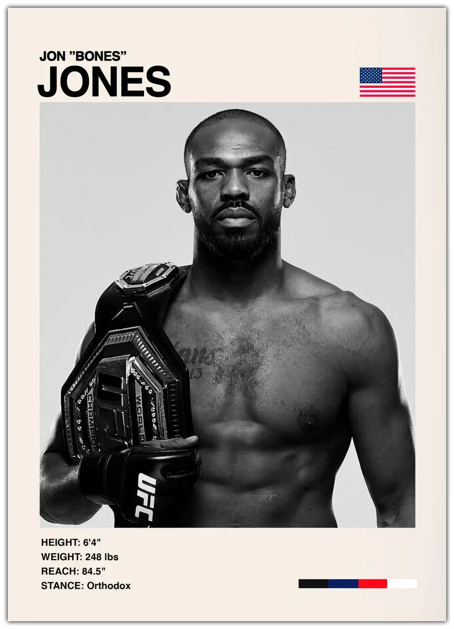 Jon "Bones" Jones Plakat