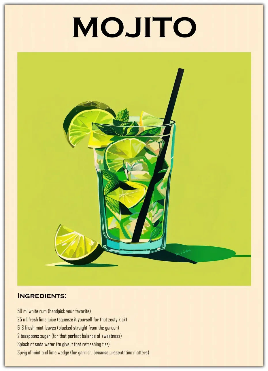 Mojito Plakat