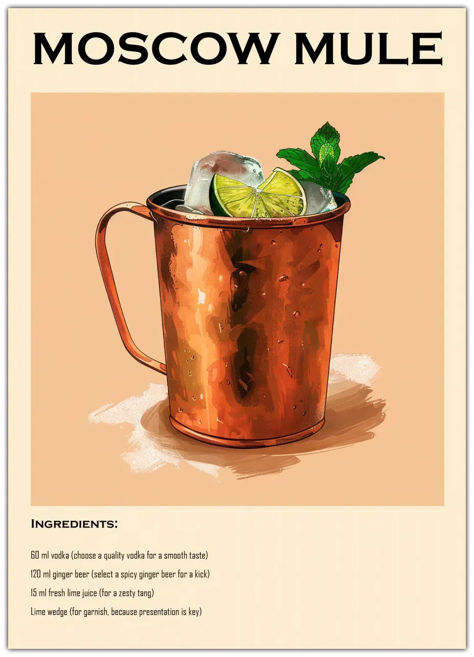 Moscow Mule Plakat