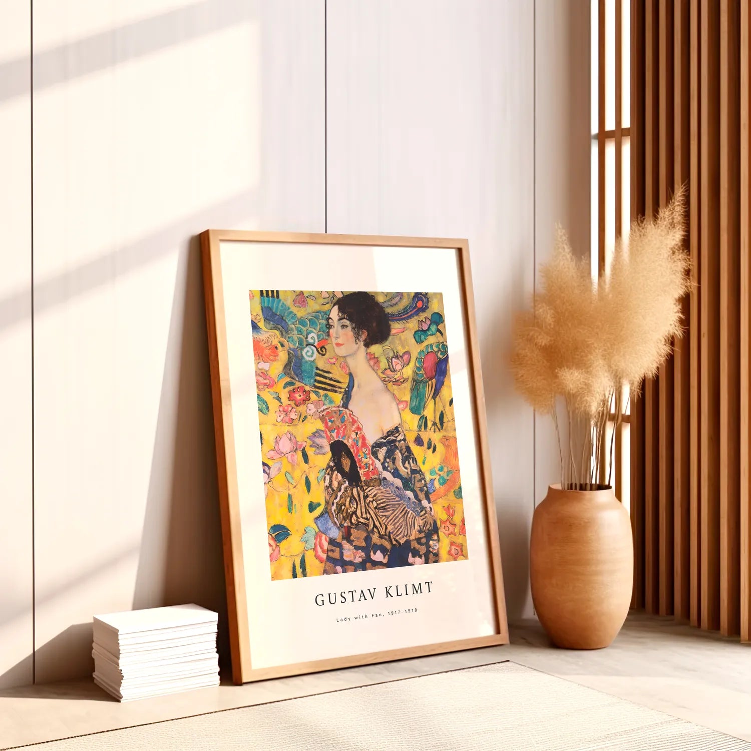 Gustav Klimt - Lady With Fan Plakat
