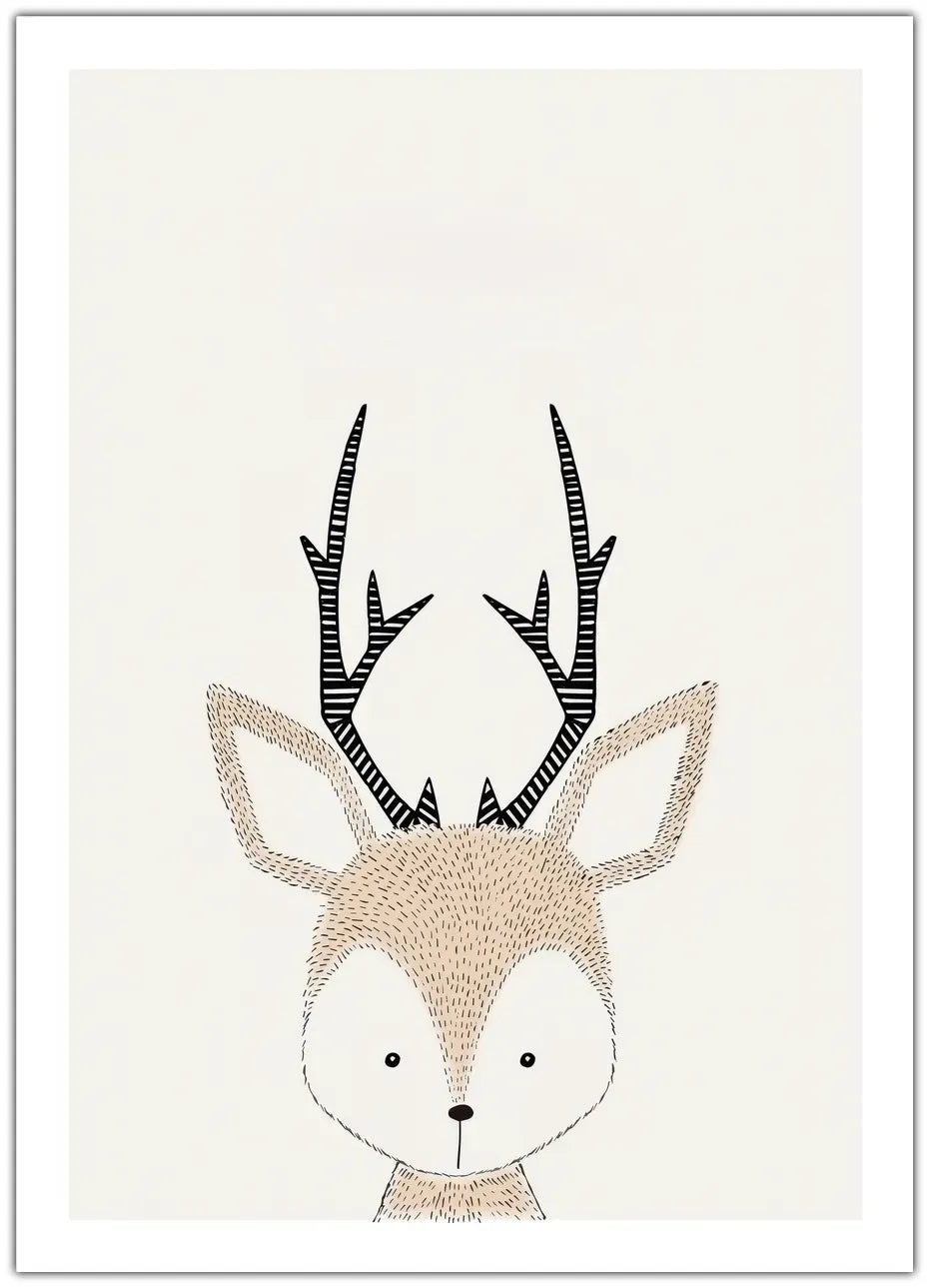 Friendly Deer Plakat