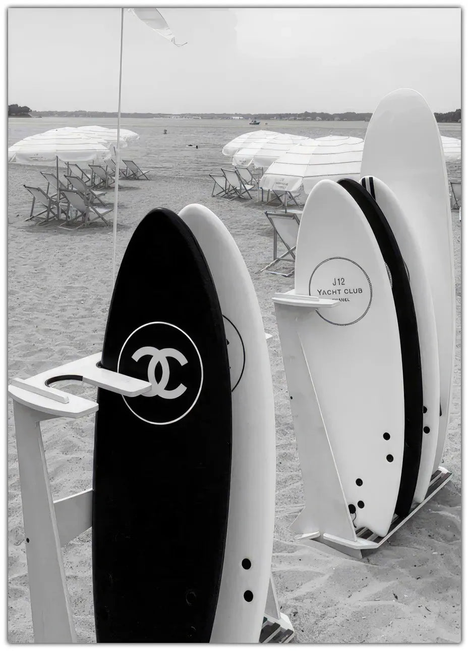 Chanel Surfboards Plakat