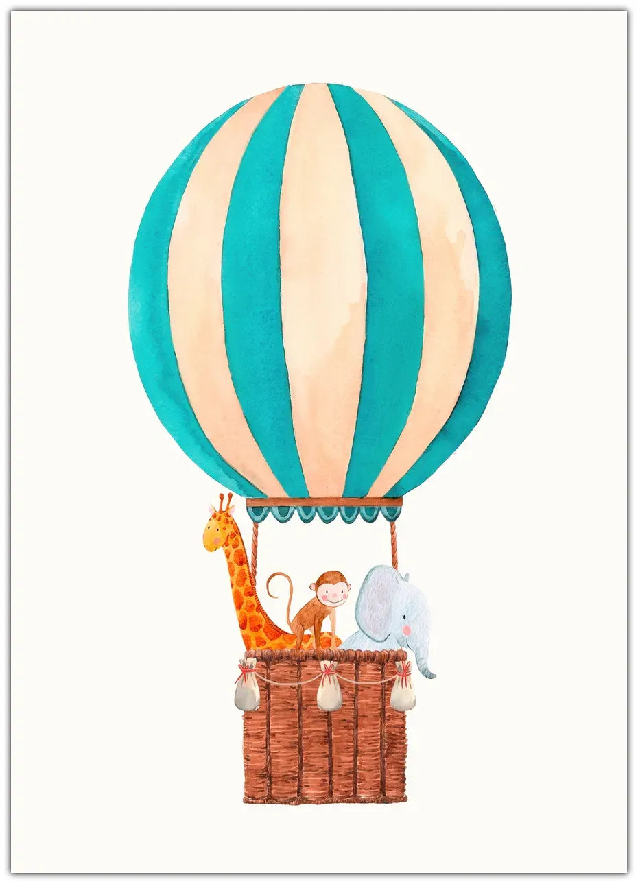 Animal Balloon Plakat