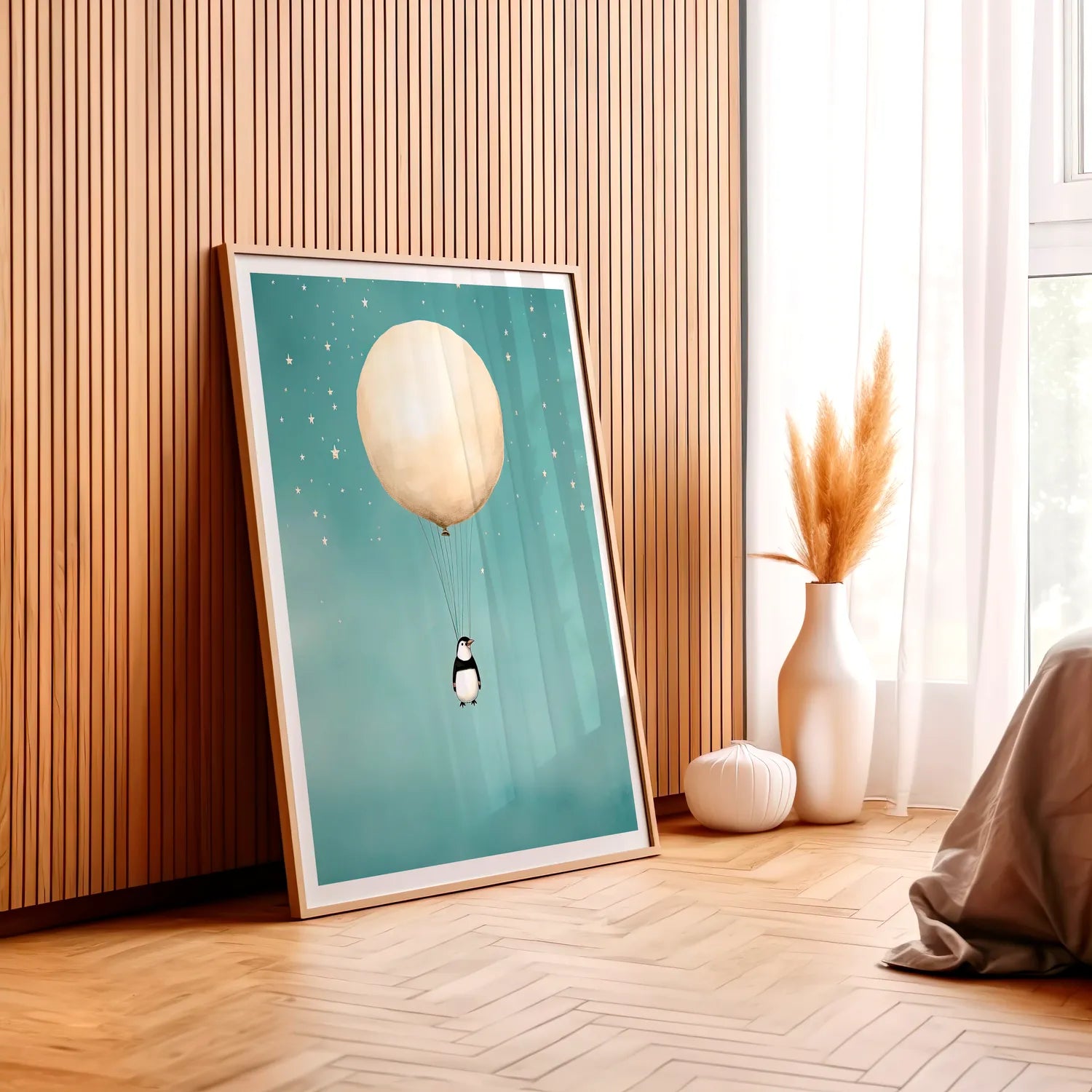 Balloon Penguin Plakat