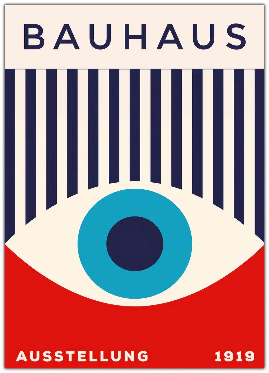 Bauhaus Eye Plakat