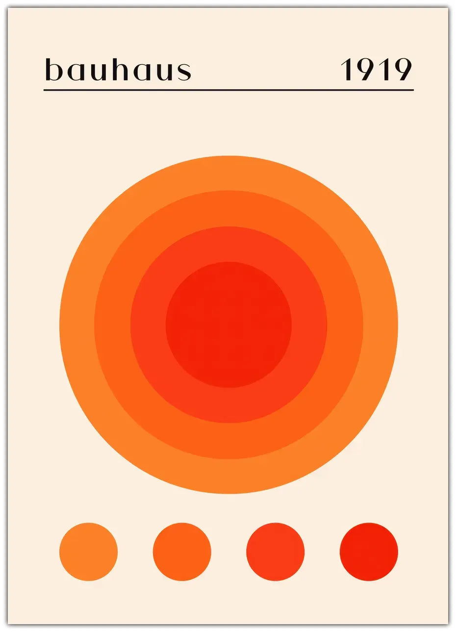 Bauhaus Color Change Plakat