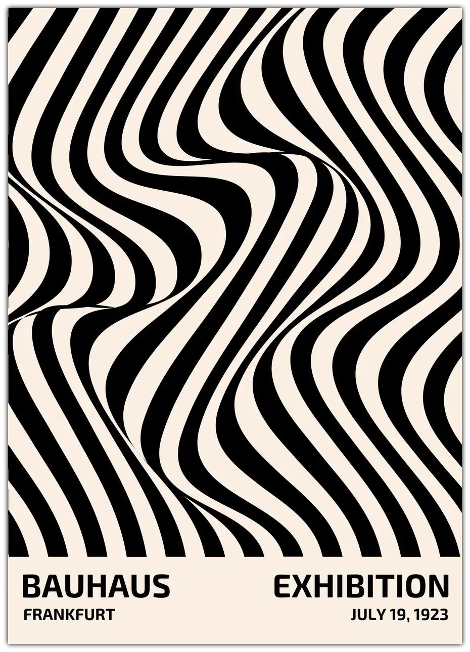 Bauhaus Zebra Plakat