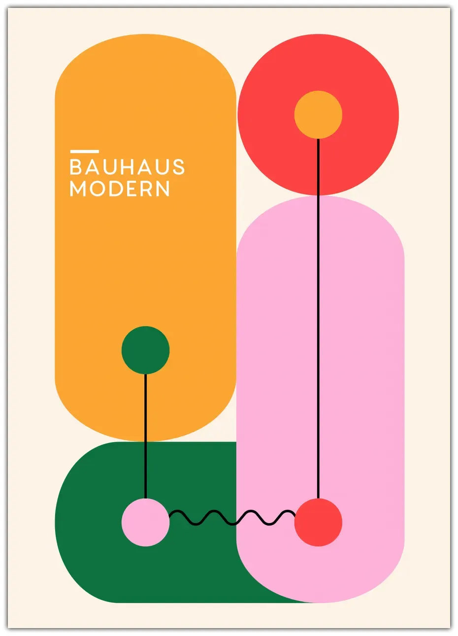 Bauhaus Modern Plakat