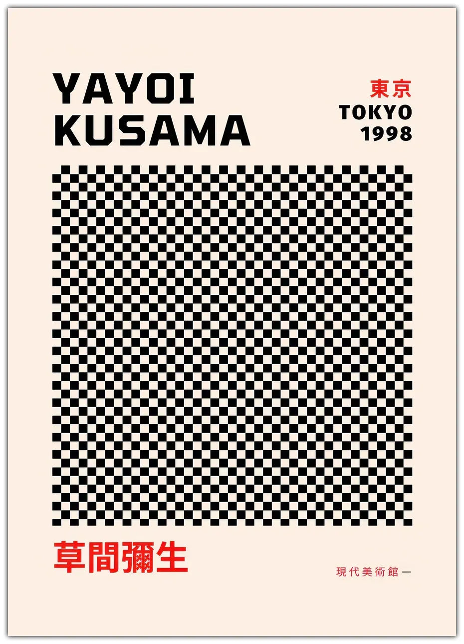 Yayoi Kusama – Tokio 1998 Poster