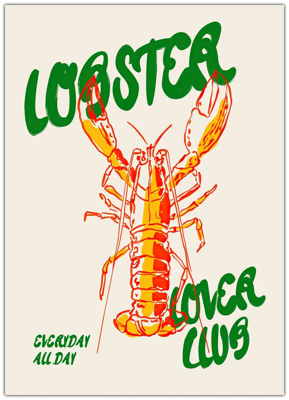 Lobster Lover Club Plakat