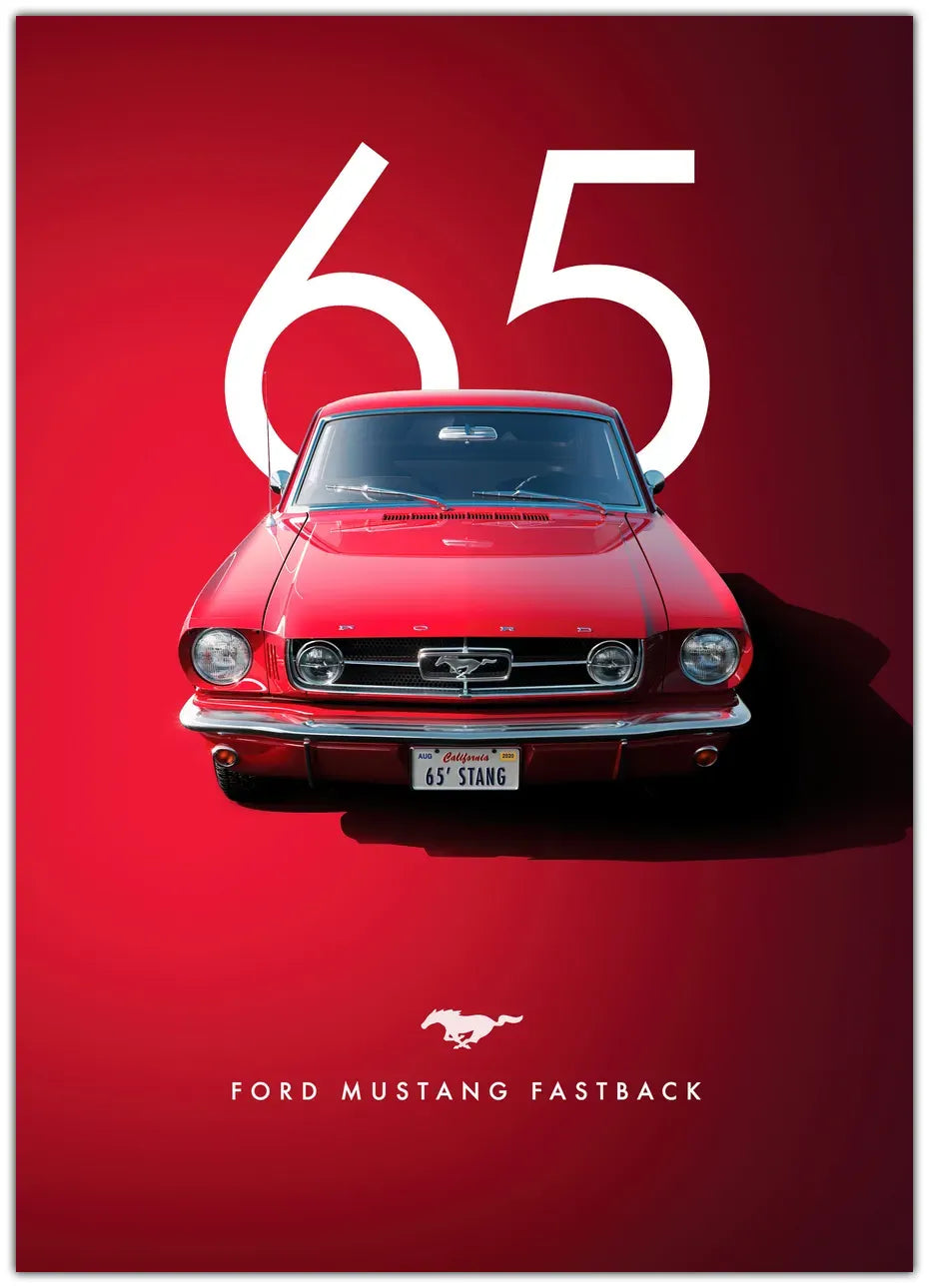 Ford Mustang 1965 Plakat