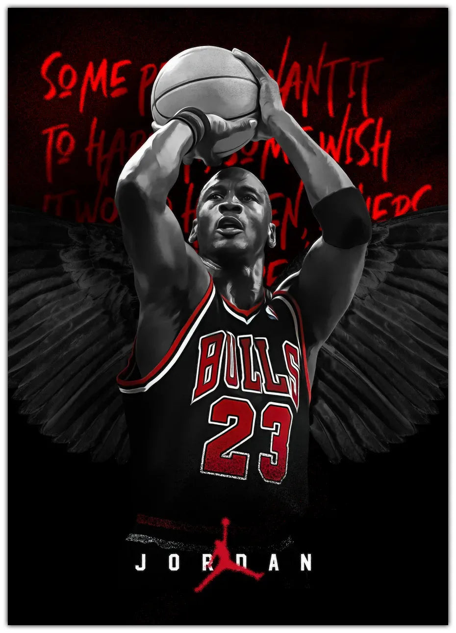 Michael Jordan x Bulls Plakat