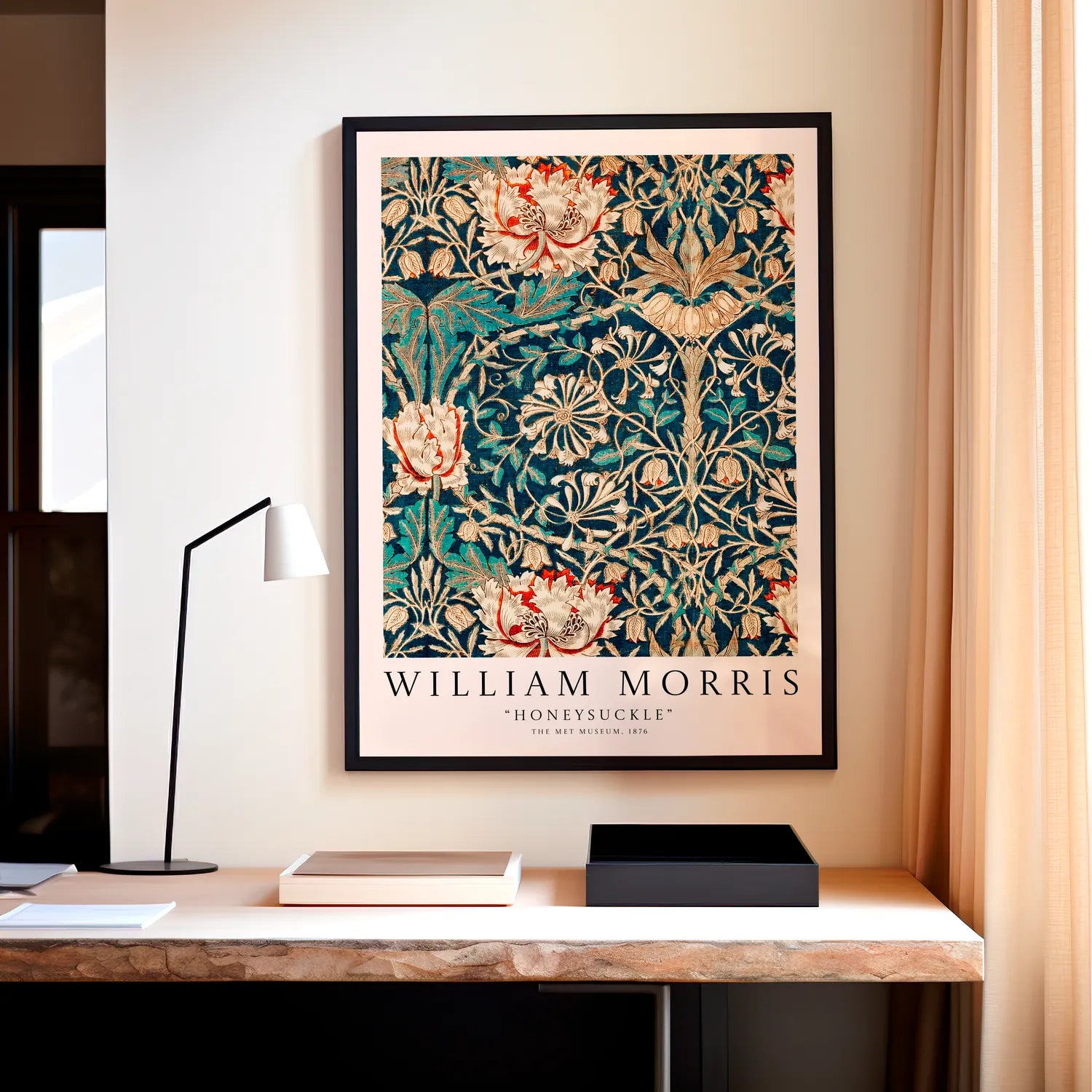 William Morris - Honeysuckle Plakat