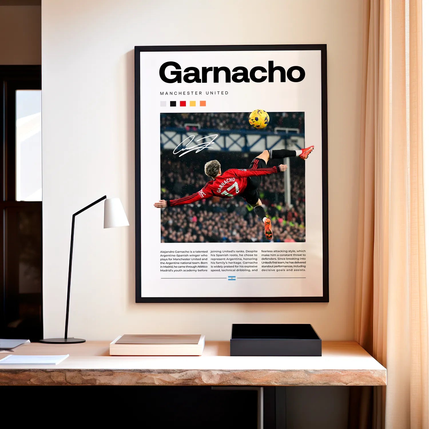 Alejandro Garnacho Plakat