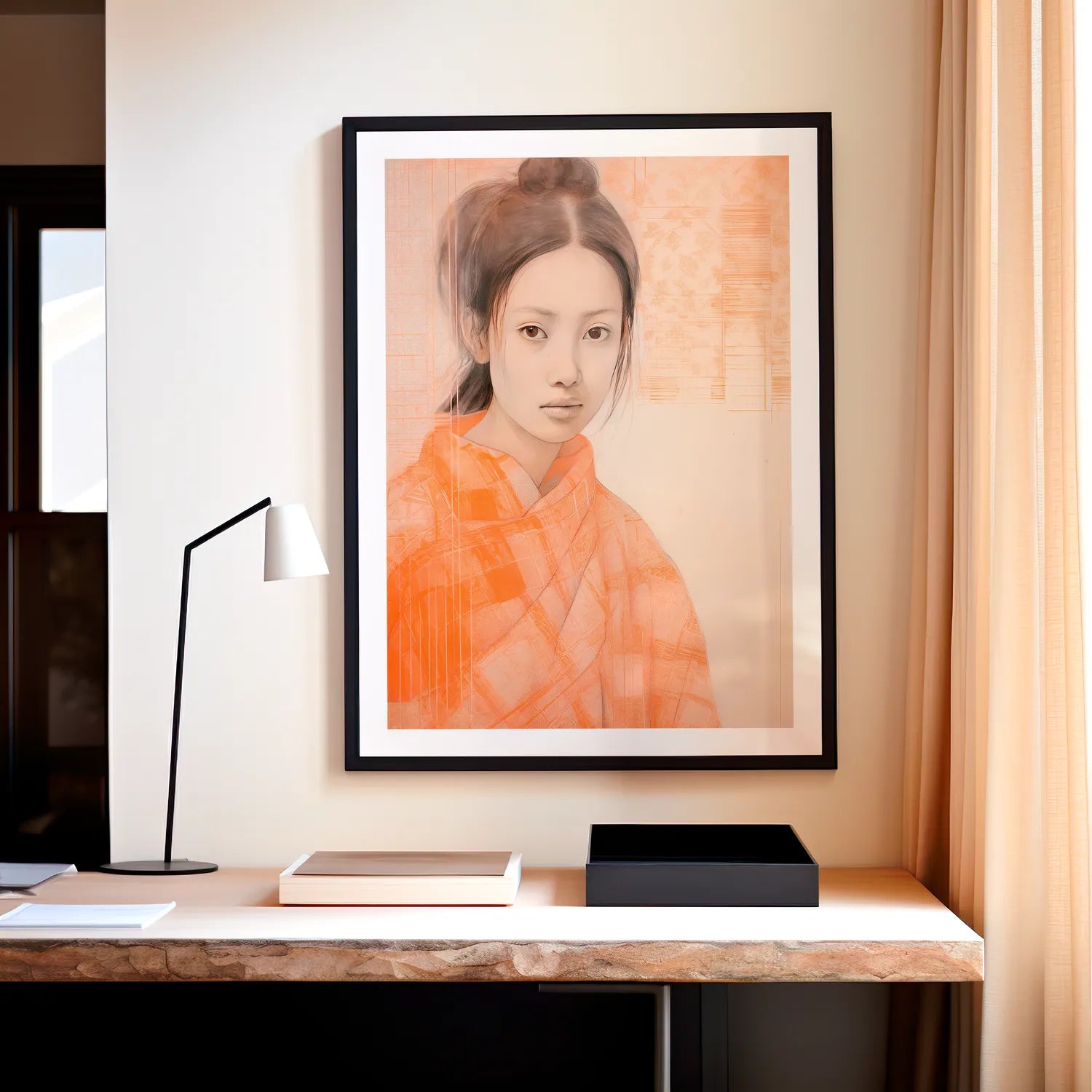 Orange Flair Plakat