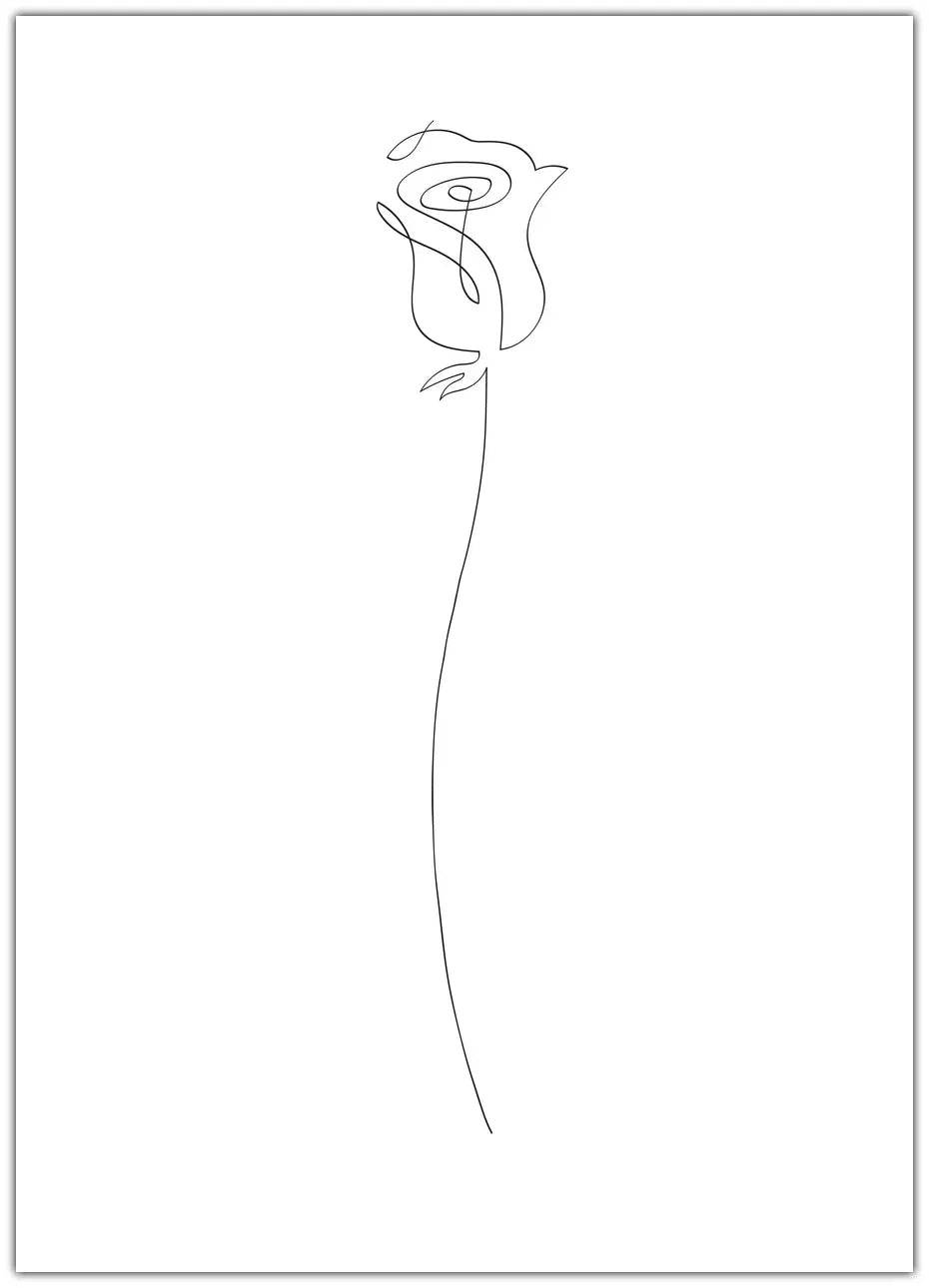 Rose Plakat