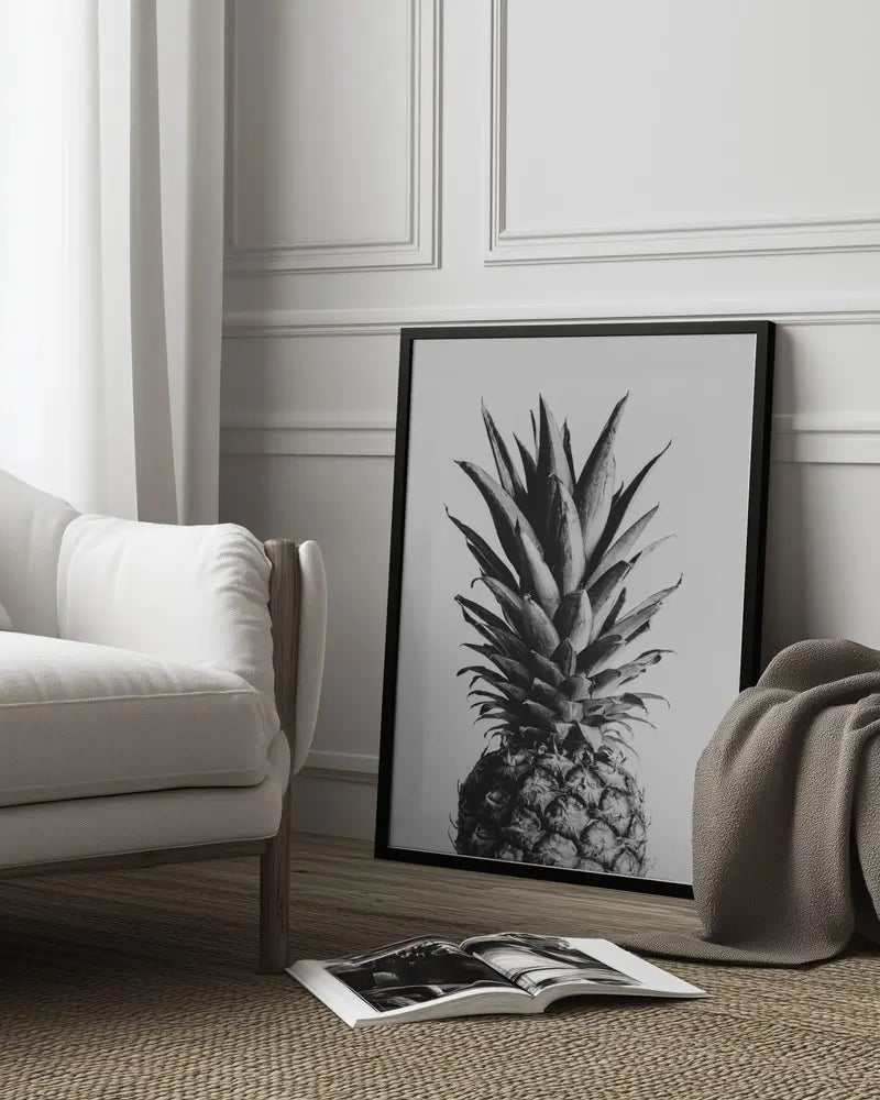 Pineapple Black Plakat