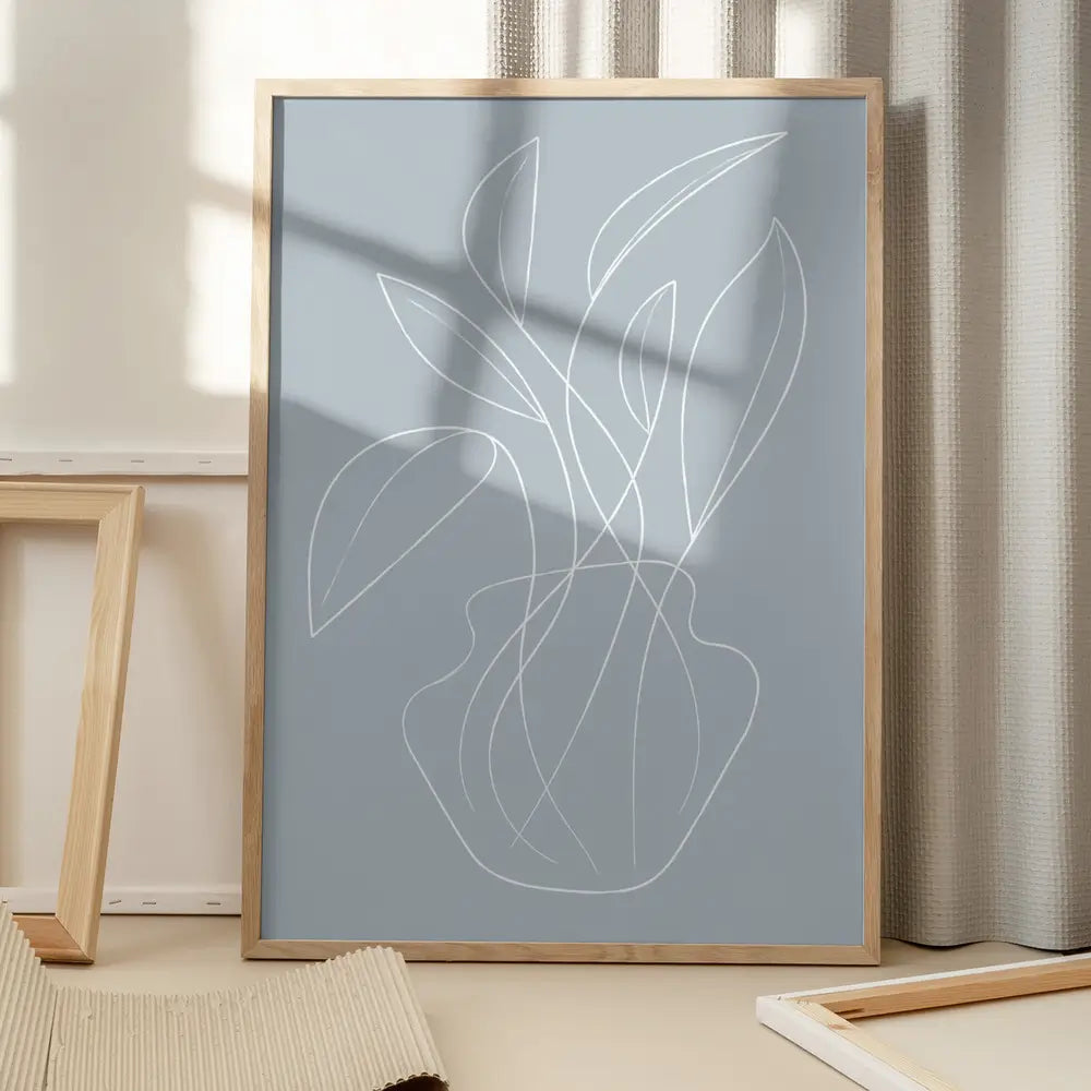 Vase Lines Plakat