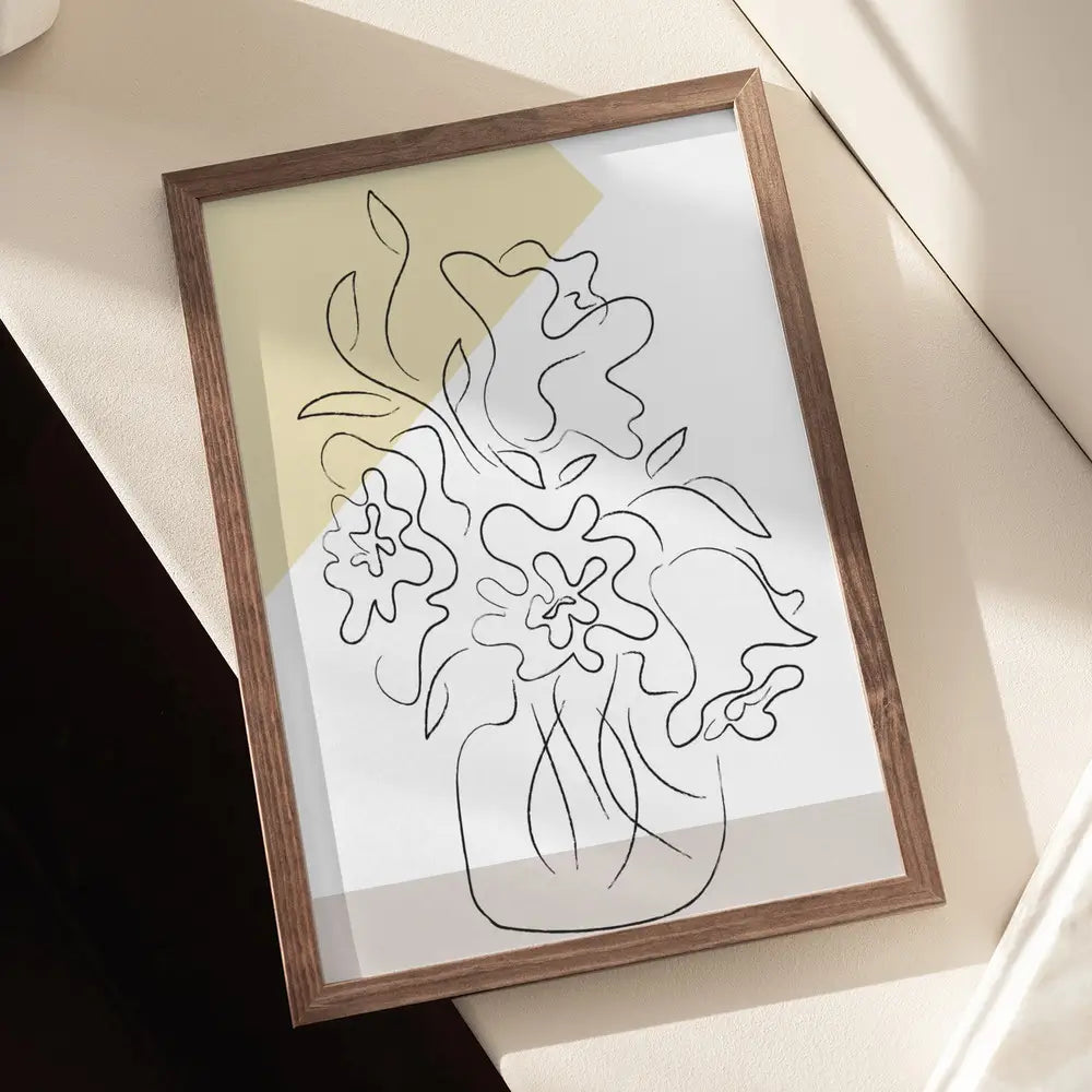 Flower Bouquet Modern Plakat
