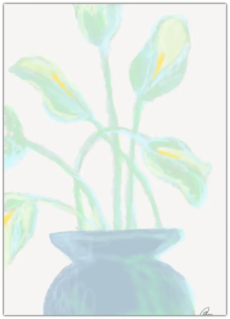 Flowers Mint Plakat