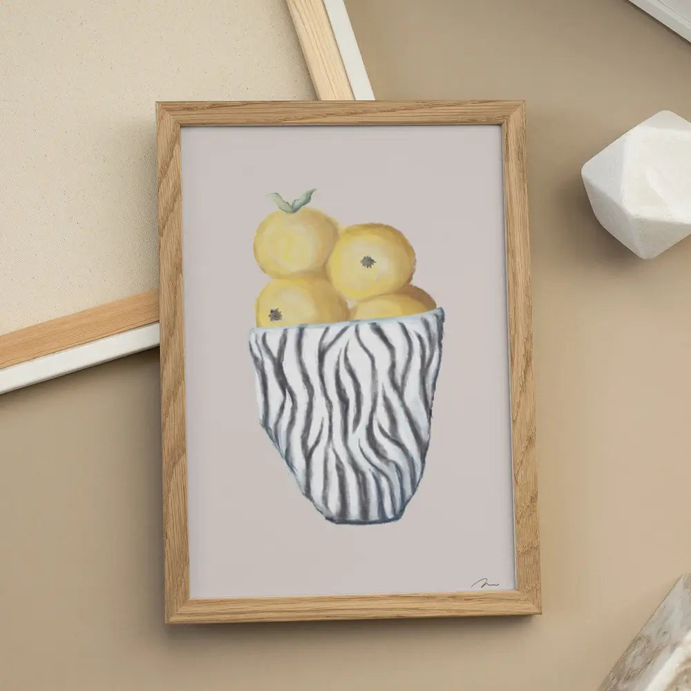 Zebra Bowl Plakat