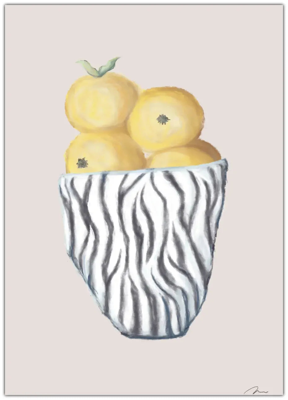 Zebra Bowl Plakat