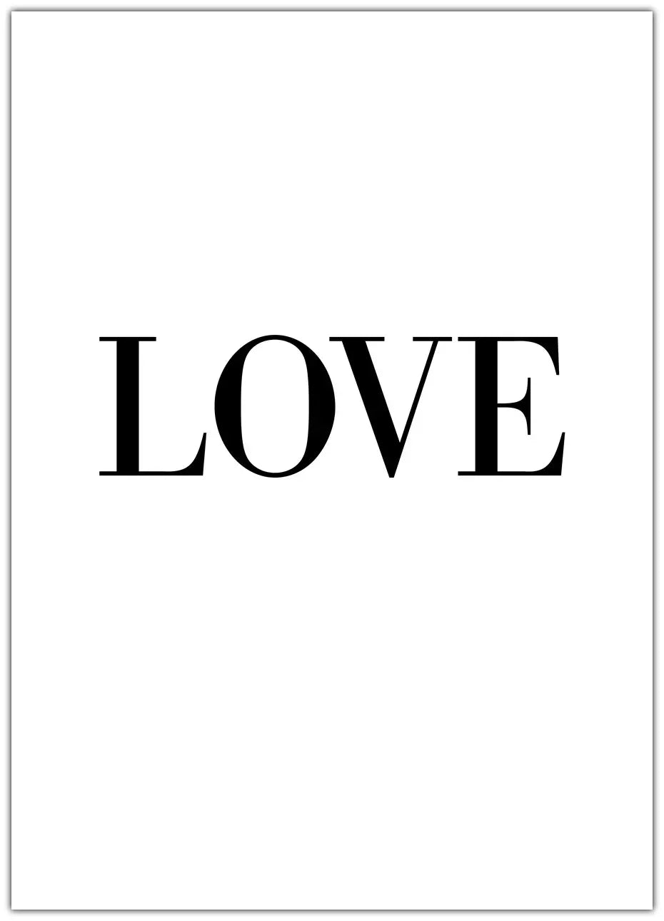 Love Plakat