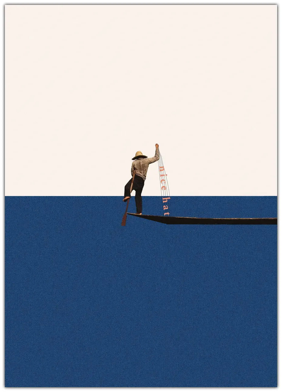 Fishing for compliments Plakat