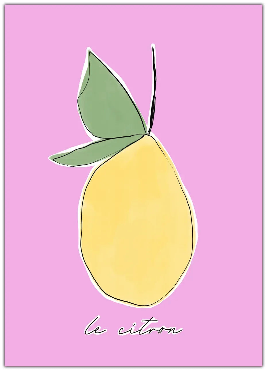 Le Citron Plakat