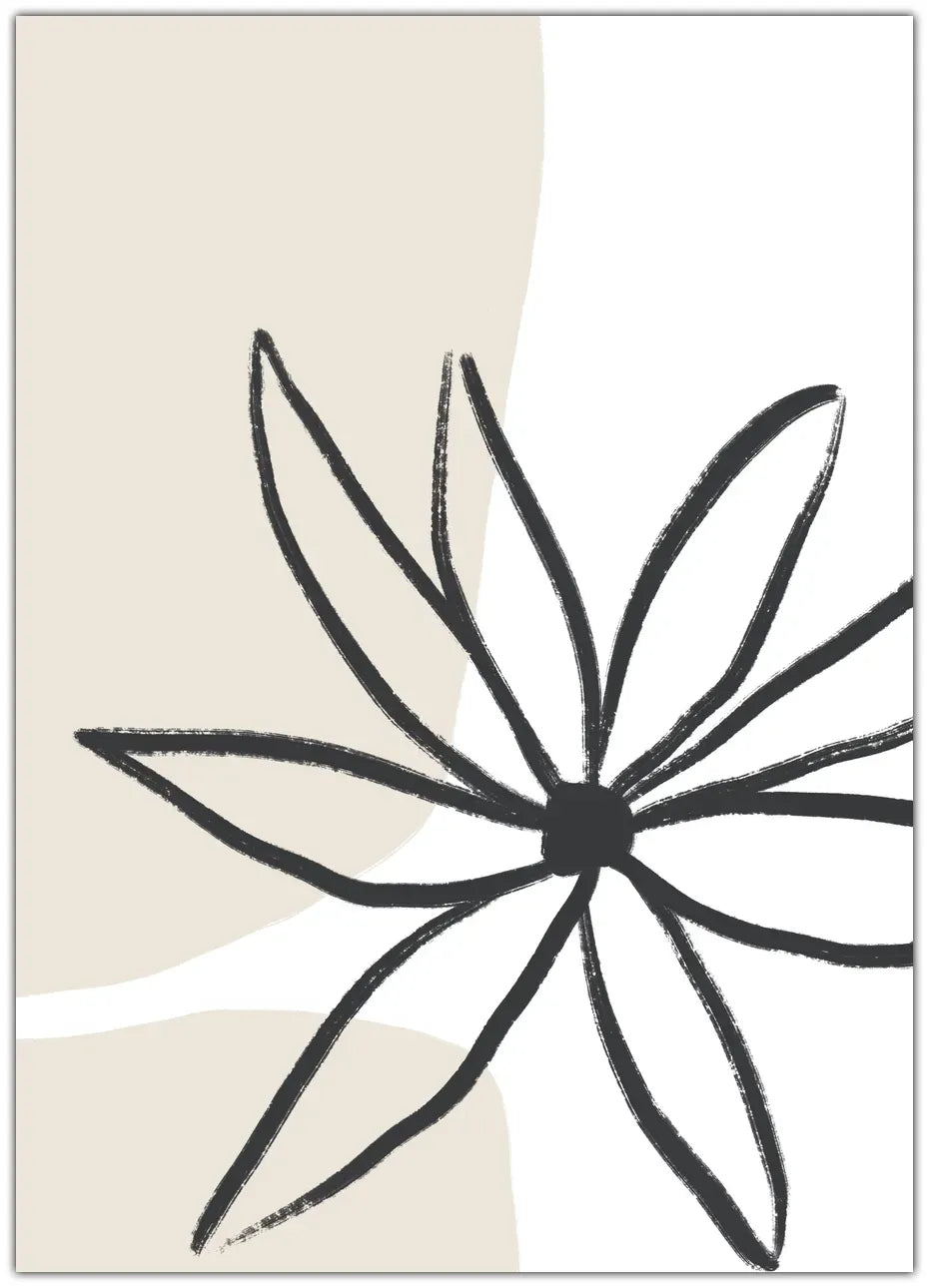 Flower and Cream Plakat