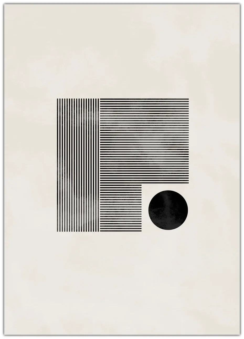 Minimalist square Plakat