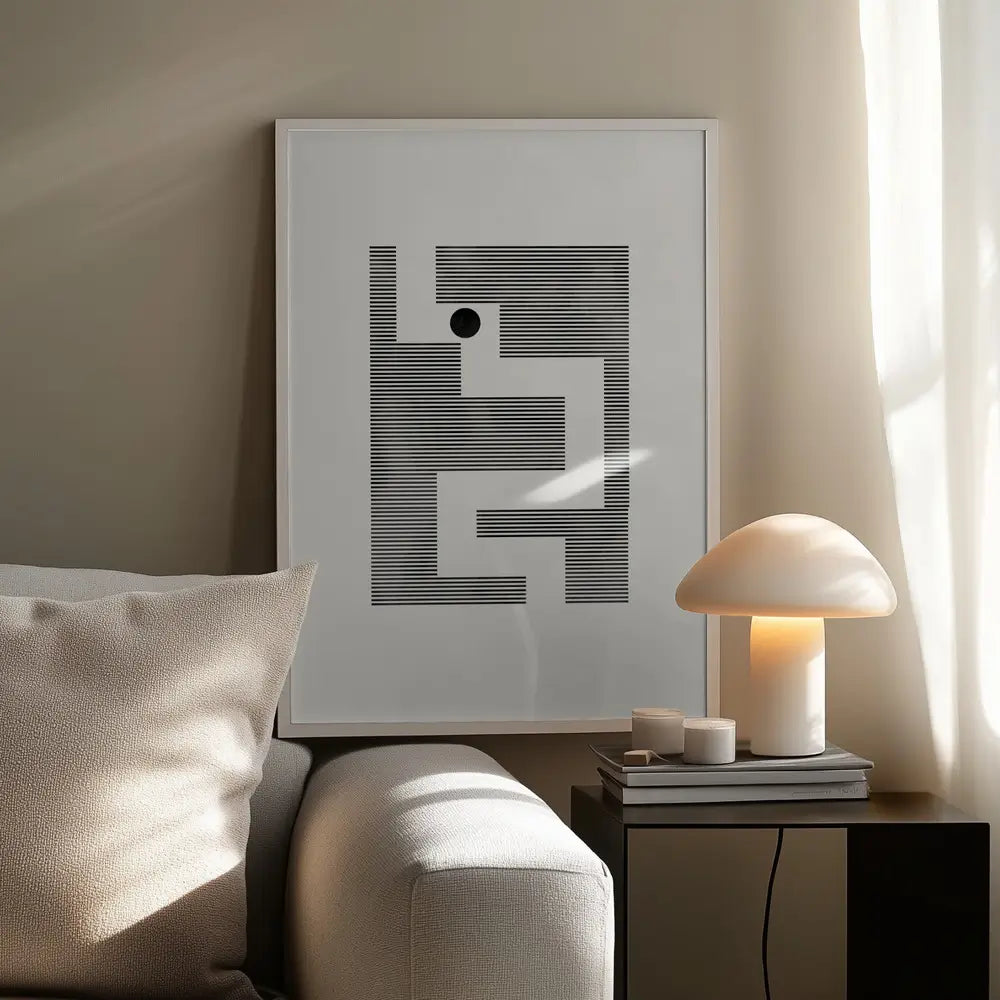Minimalist Maze Plakat