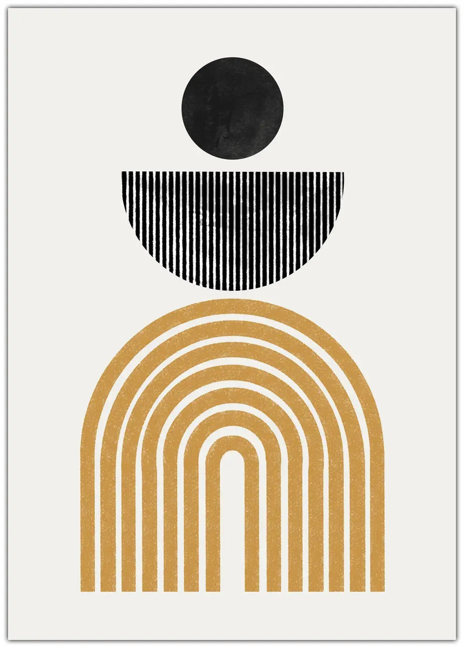Midcentury Composition Plakat