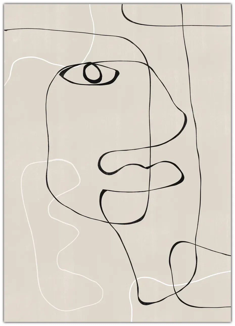 Abstract Face No1. Plakat