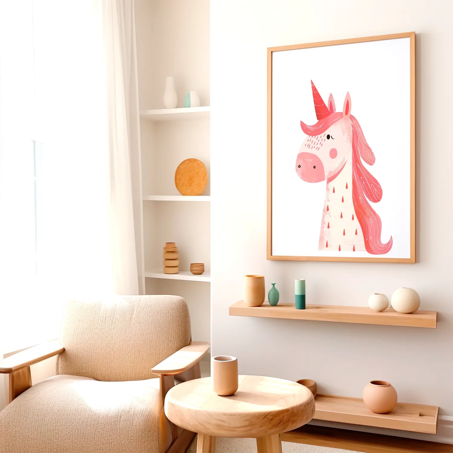 Pink Unicorn Plakat