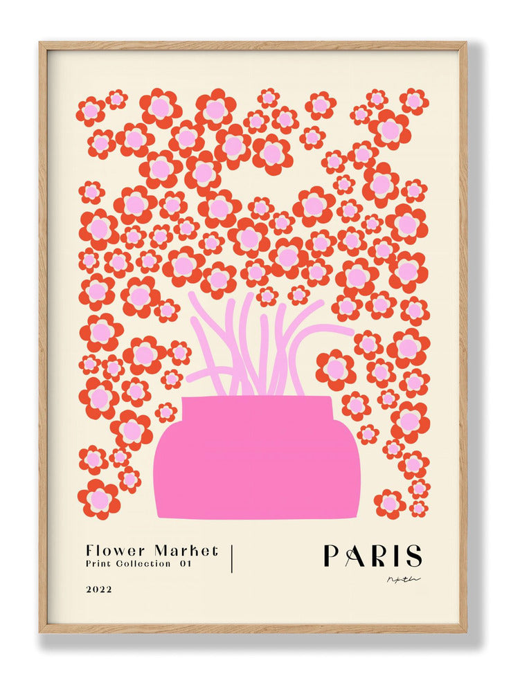 Paris Flower Plakat