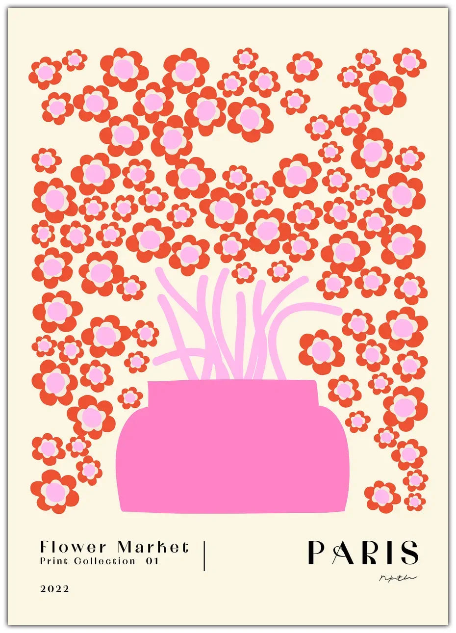 Paris Flower Plakat